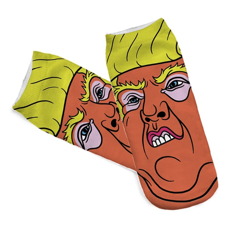 Trump patterned socks