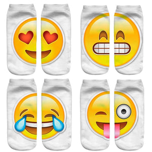 emoji patterned socks