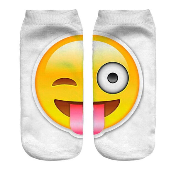 emoji patterned socks