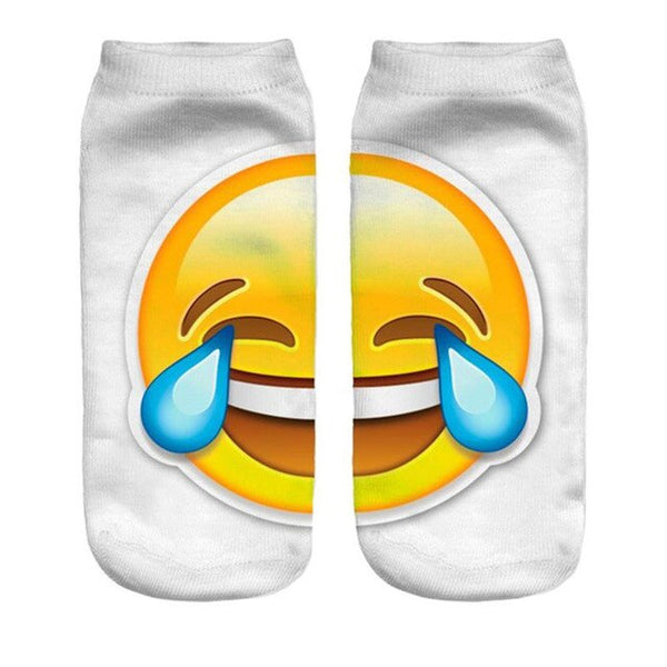 emoji patterned socks