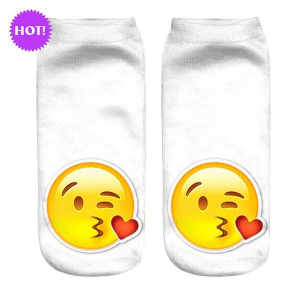 emoji patterned socks