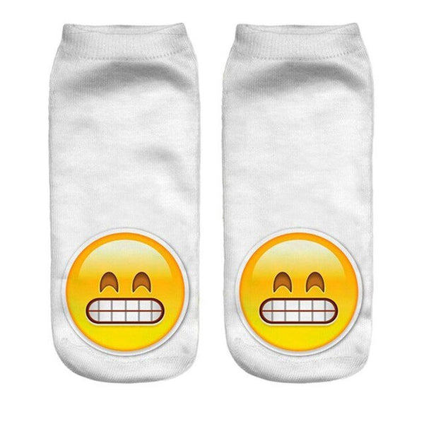 emoji patterned socks