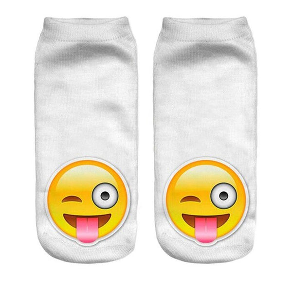 emoji patterned socks