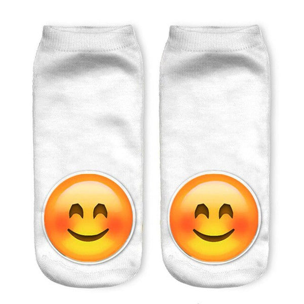 emoji patterned socks