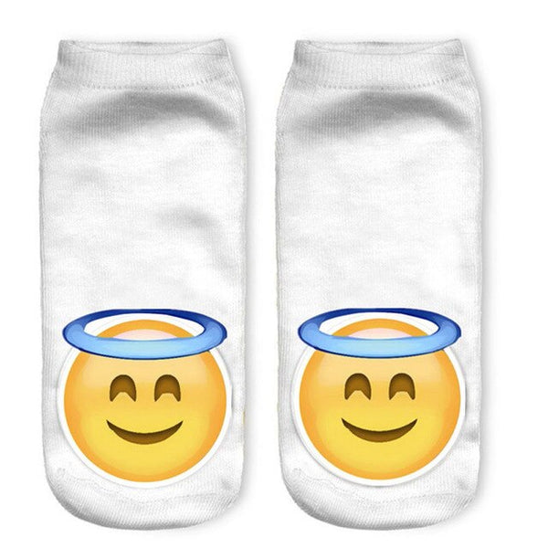 emoji patterned socks