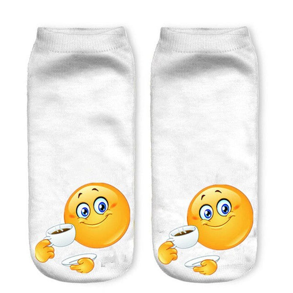 emoji patterned socks