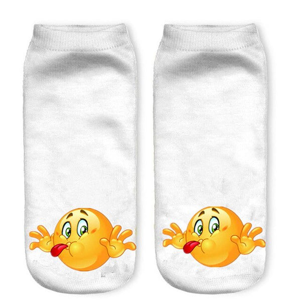 emoji patterned socks