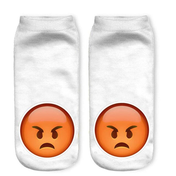 emoji patterned socks