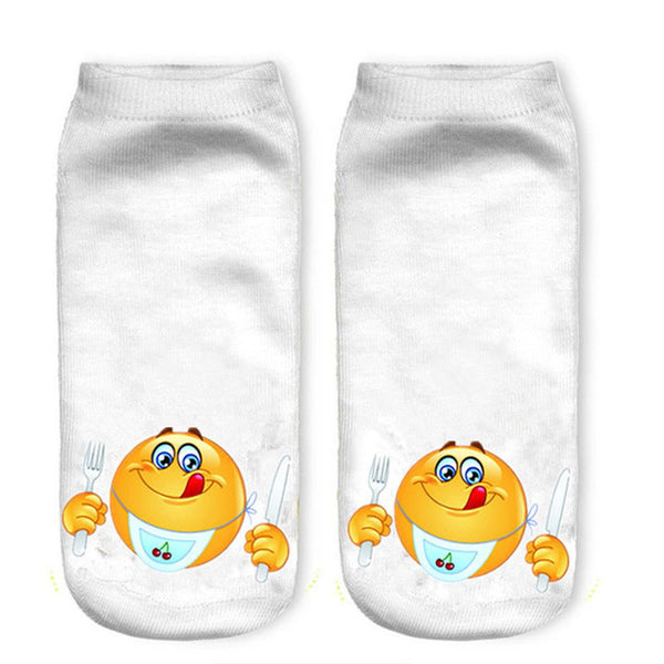 emoji patterned socks