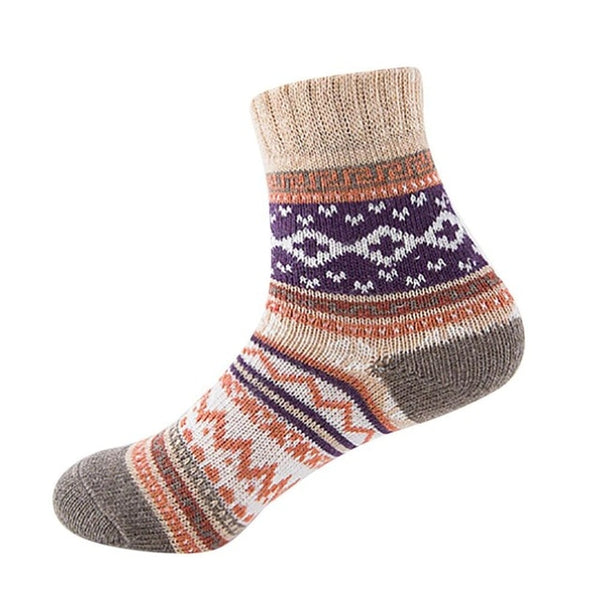 mixed patterned winter socks