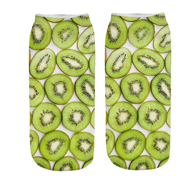 fruits patterned socks