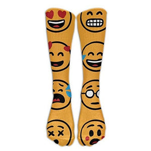 emoji mixed patterned socks