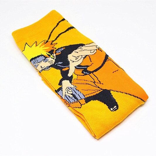 naruto patterned socks