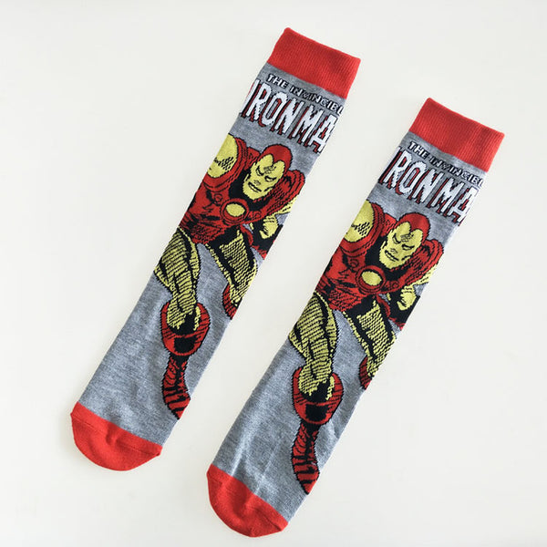 Avengers marvel patterned socks