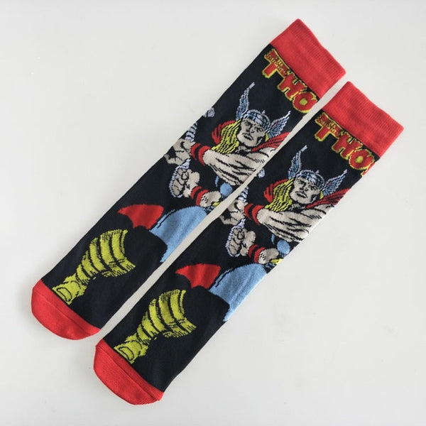 Avengers marvel patterned socks