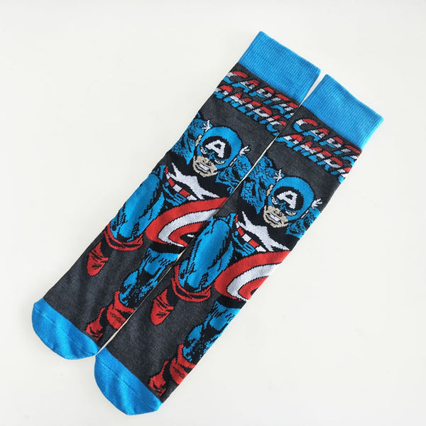 Avengers marvel patterned socks