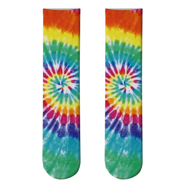 mixed patterned socks