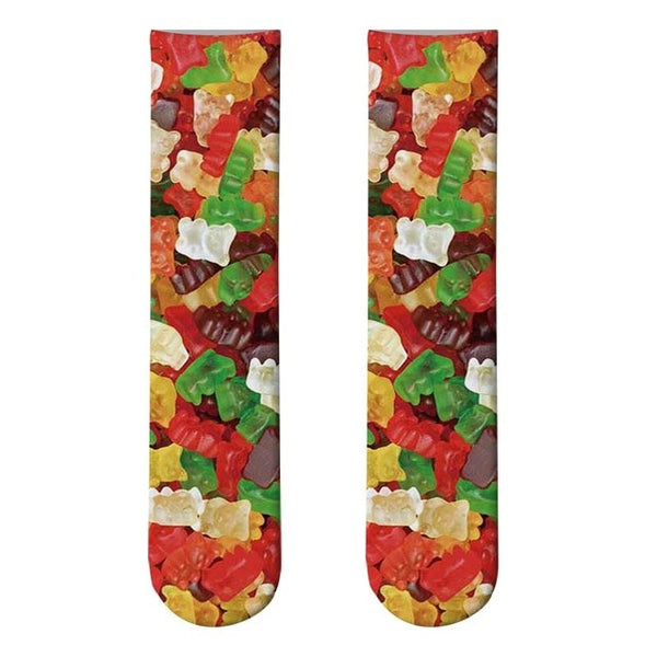 mixed patterned socks