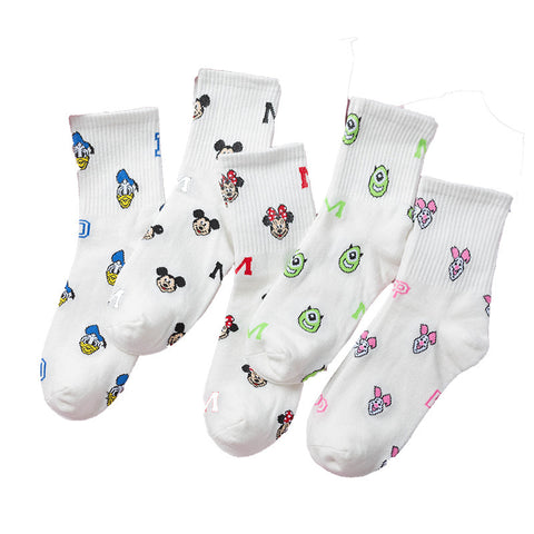 cartoon mixed patterned socks