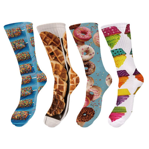 food patterned socks