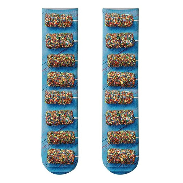 food patterned socks