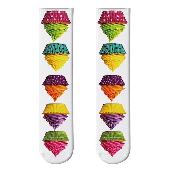 food patterned socks