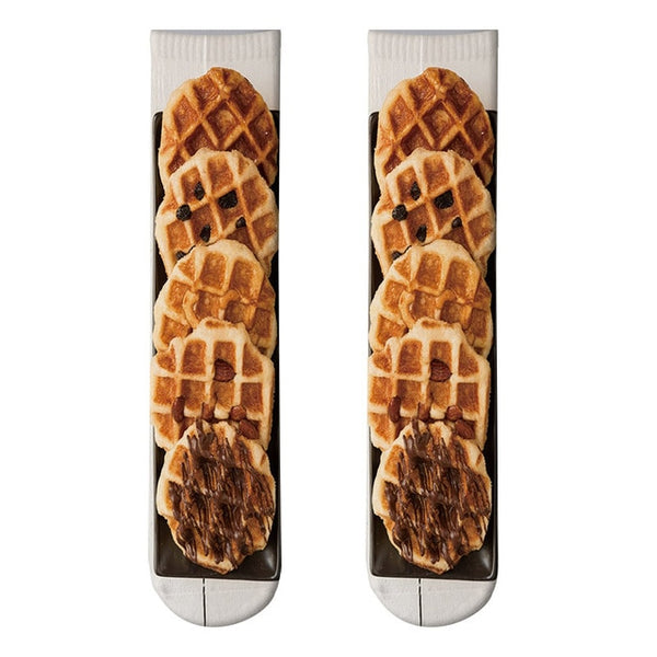 food patterned socks