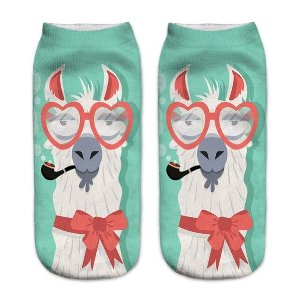 cartoon patterned socks