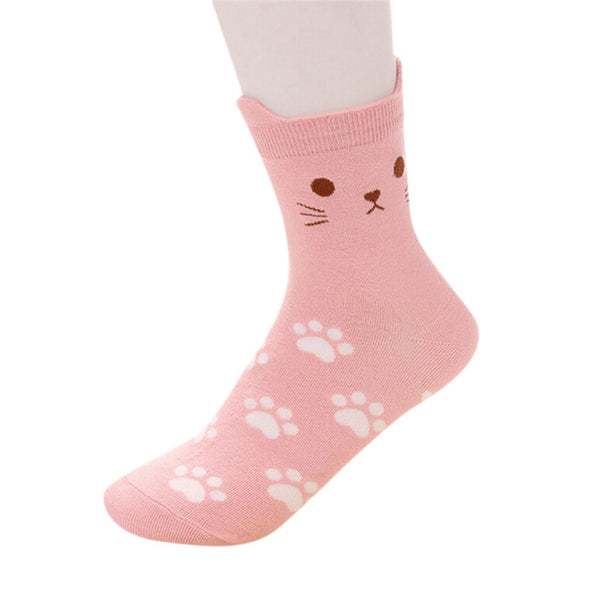 cat&paw patterned socks