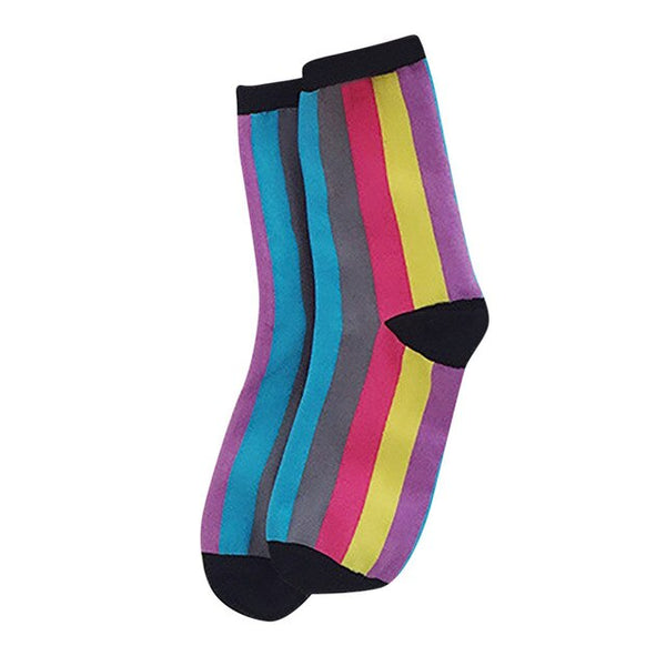 rainbow patterned socks