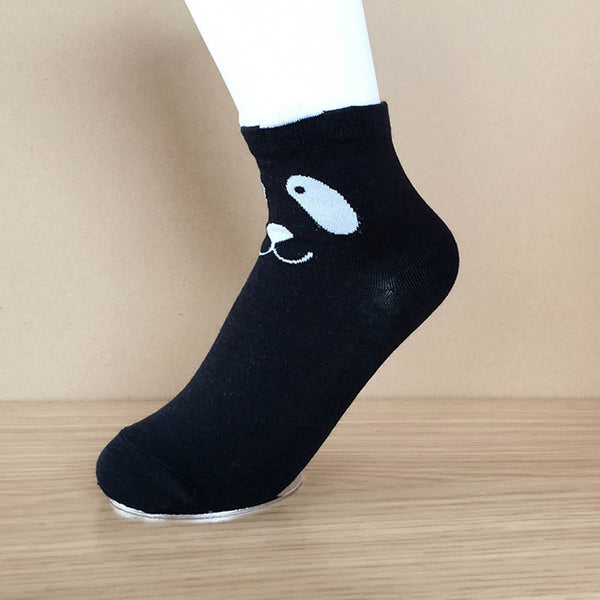 panda patterned socks