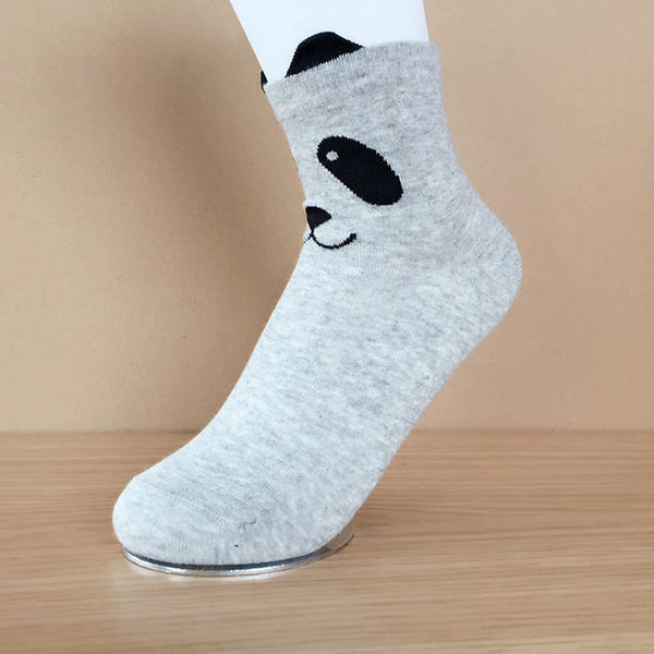 panda patterned socks