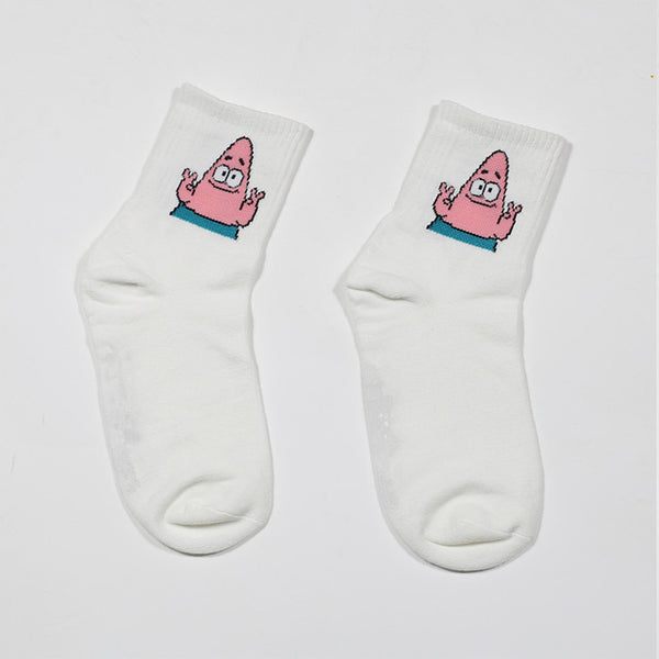 cartoon patterned socks