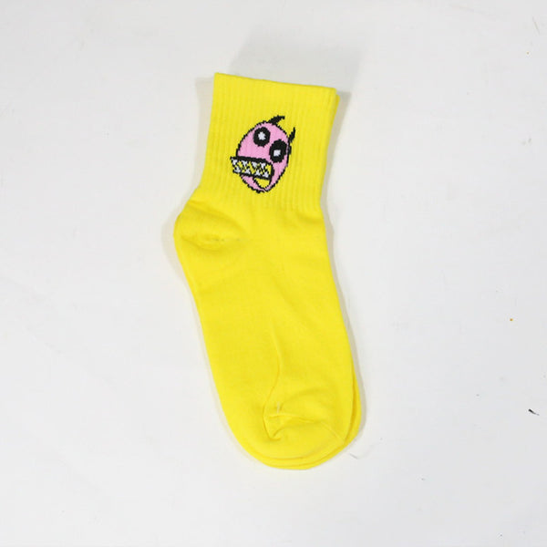 cartoon patterned socks