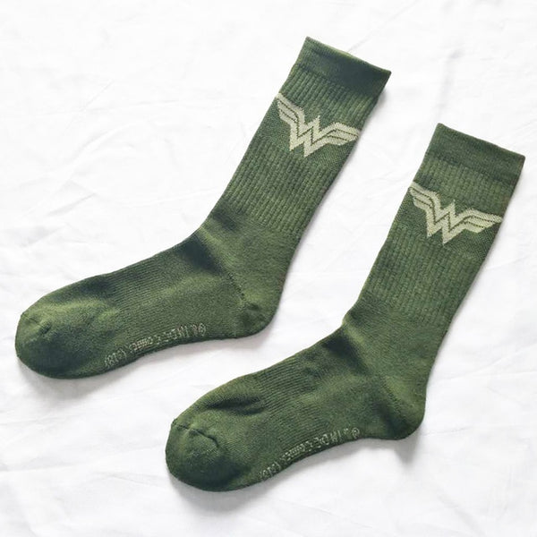 Marvel heros emblem patterned socks