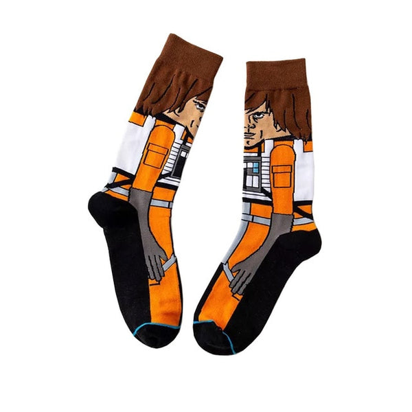 Star Wars patterned socks