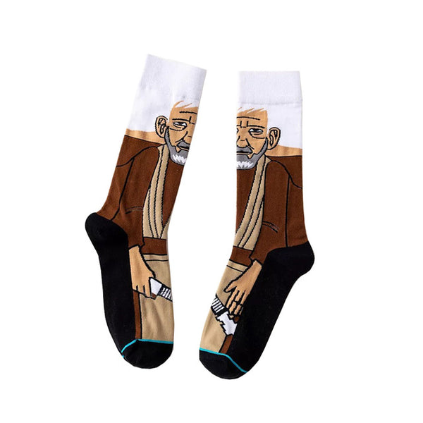 Star Wars patterned socks