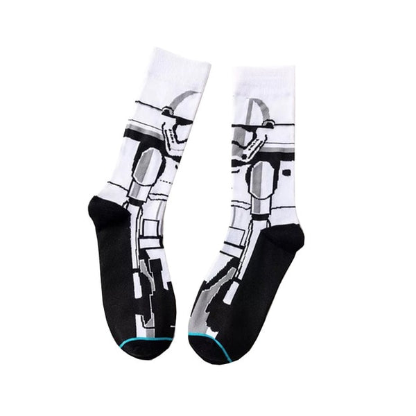 Star Wars patterned socks