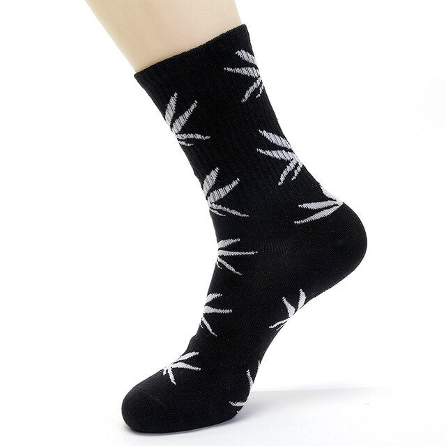 marijuana patterned socks